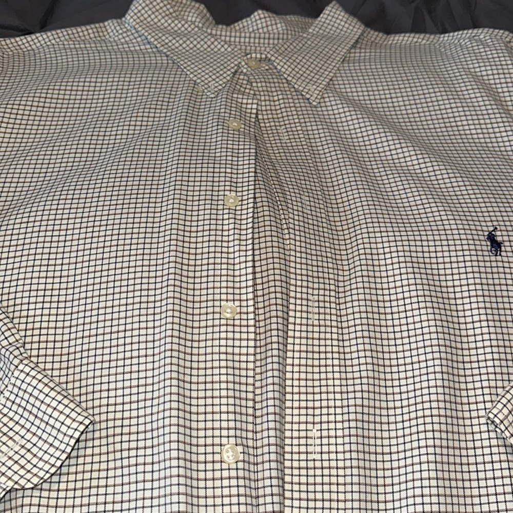 Big and Tall Ralph Lauren Polo - Classic Button Down Shirt - Picture 2 of 4